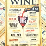 Wine | From around the world |metalen wandborden | 20x30