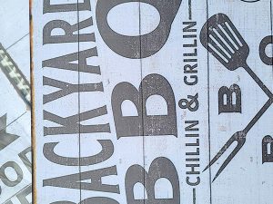 backyard bbq great food great times 20x30 metalen bord 810546 7434640424415