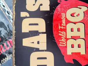 dads bbq world famous chillin grillin 20x30 metalen bord 810596 7434642570592