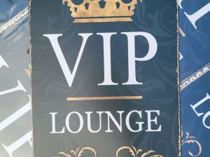 VIP lounge 20x30 metalen bordje 810646 7434650044085