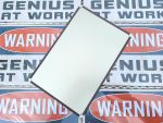 Warning genius at work 20x30 metalen bordje 810616 7434642182108