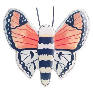 keramische vlinder keramiek 20cm decoratie huis tuin schutting terras balkon - kado - belgie frankrijk spanje portugal curacao engeland