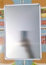 Burgers fresh and hot enjoy it metalen wandbord 20x30