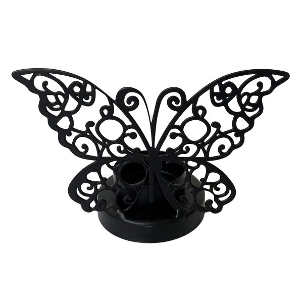 waxinelichthouder theelichthouder vlinder metaal s decoratie kado