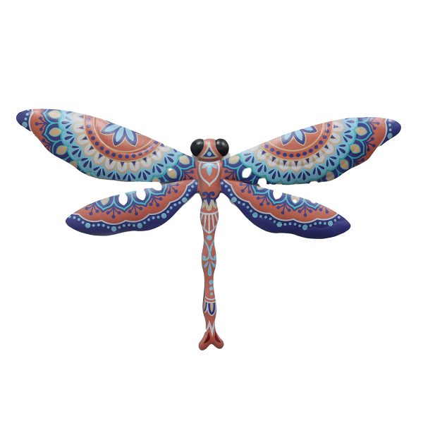 libelle mo1 metaal 30cm cadeau decoratie huis tuin terras schutting schuur