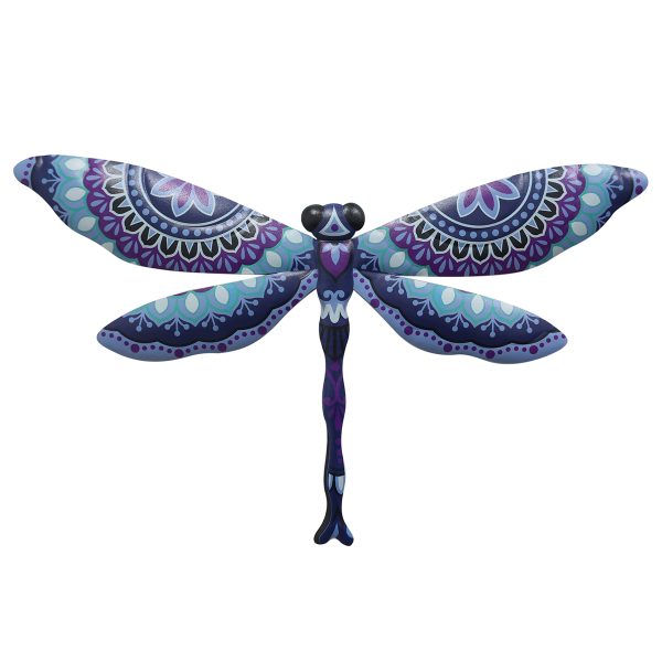 libelle mo2 metaal 30cm cadeau decoratie huis tuin terras schutting schuur