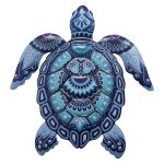 schildpad mo2 metaal 30cm cadeau decoratie huis tuin terras schutting schuur