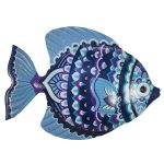 vis mo2 metaal 30cm cadeau decoratie huis tuin terras schutting schuur