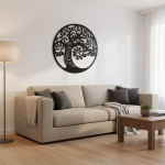 levensboom sprookje tree of life metaal 60x60