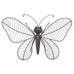 vlinder metaal binnen buiten decoratie cadeau kado 44cm