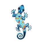 Salamander metaal glas mediterian L 14x30cm huis tuin terras deco