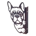 kiekeboe hond 20cm metaal decoratie verticaal