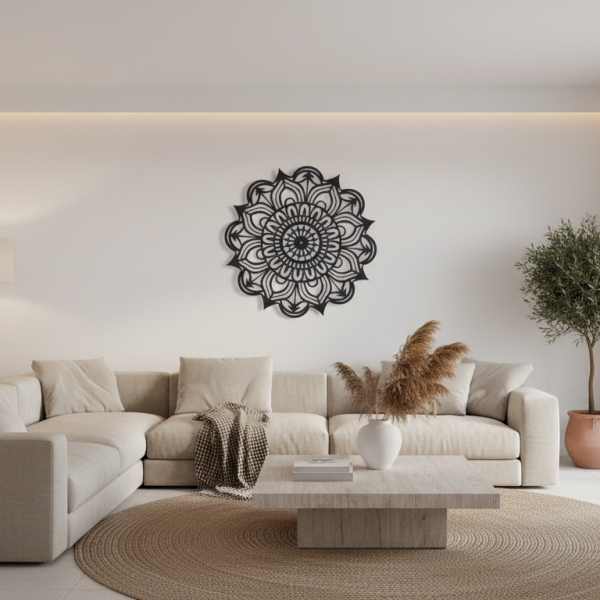 mandala ornament metaal 50x50cm huis tuin terras ibiza