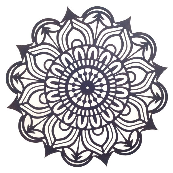 mandala decoratie metaal 50x50 huis tuin terras