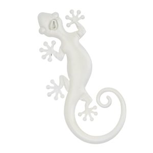 salamander decoratie metaal huis tuin terras cadeau kado paisley-o l oranje paars 13x30 achterkant