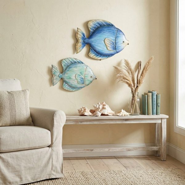 vis metaal z01 46cm wanddecoratie sfeer
