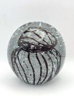 Glazen paperweight met zwarte spin - p20 - Afbeelding 2