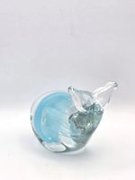 Glazen paperweight walvis met blauwe kwal - p25 - Afbeelding 3