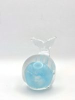 Glazen paperweight walvis met blauwe kwal - p25 - Afbeelding 5